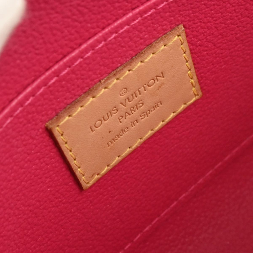 Louis Vuitton Black Monogram Multicolor Pochette Cosmetic M47355
