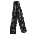 Chanel Orylag Shawl Muffler Stole Brown Small Good