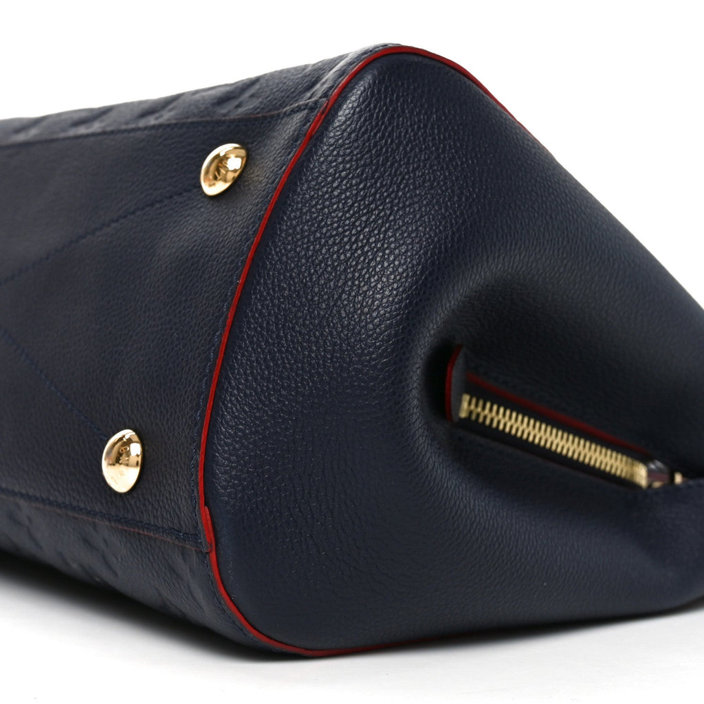 Louis Vuitton Empreinte Montaigne MM Marine Rouge
