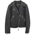 Louis Vuitton 2012 Single Breasted Lambskin Jacket Black #38