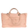 Chanel 2019 Light Pink Canvas Deauville 2way Shoulder Tote Bag