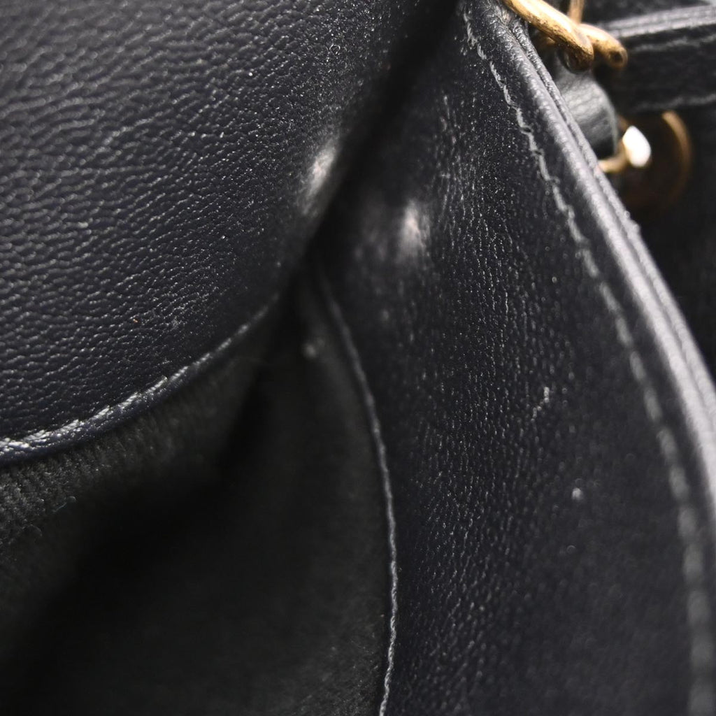 Chanel 2017-2018 Black Calfskin Coco Curve 2way Shoulder Handbag
