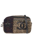 Chanel 2014 Black Tweed Shoulder Bag