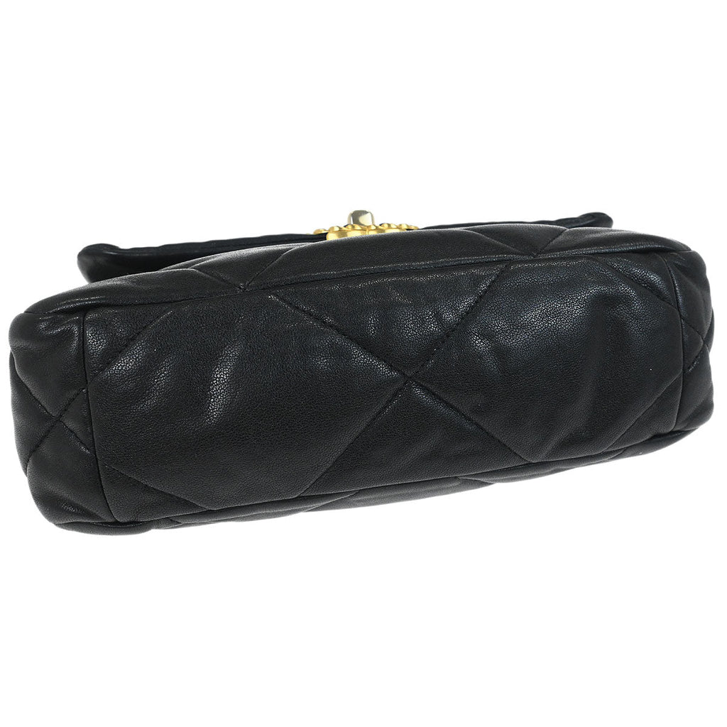 Chanel 2019 Black Calfskin Chanel 19 Dix-neuf 2way Handbag