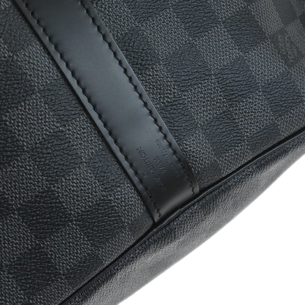 Louis Vuitton Damier Keepall Bandouliere 55 Duffle Handbag N41413