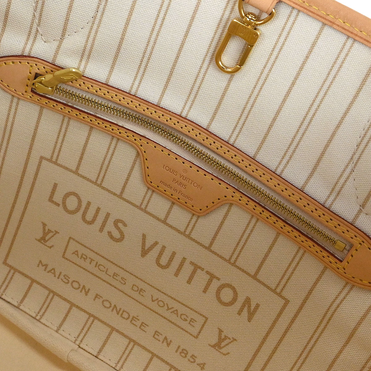 Louis Vuitton Damier Azur Neverfull NM PM Tote Handbag N41362