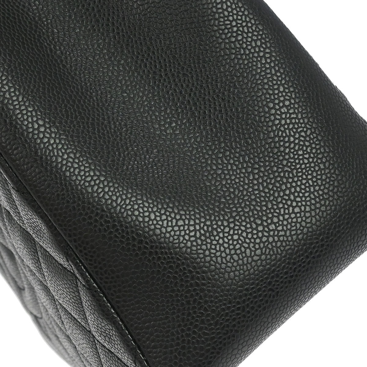 Chanel 2013-2014 Black Caviar Skin Grand Shopping Tote GST Chain Handbag