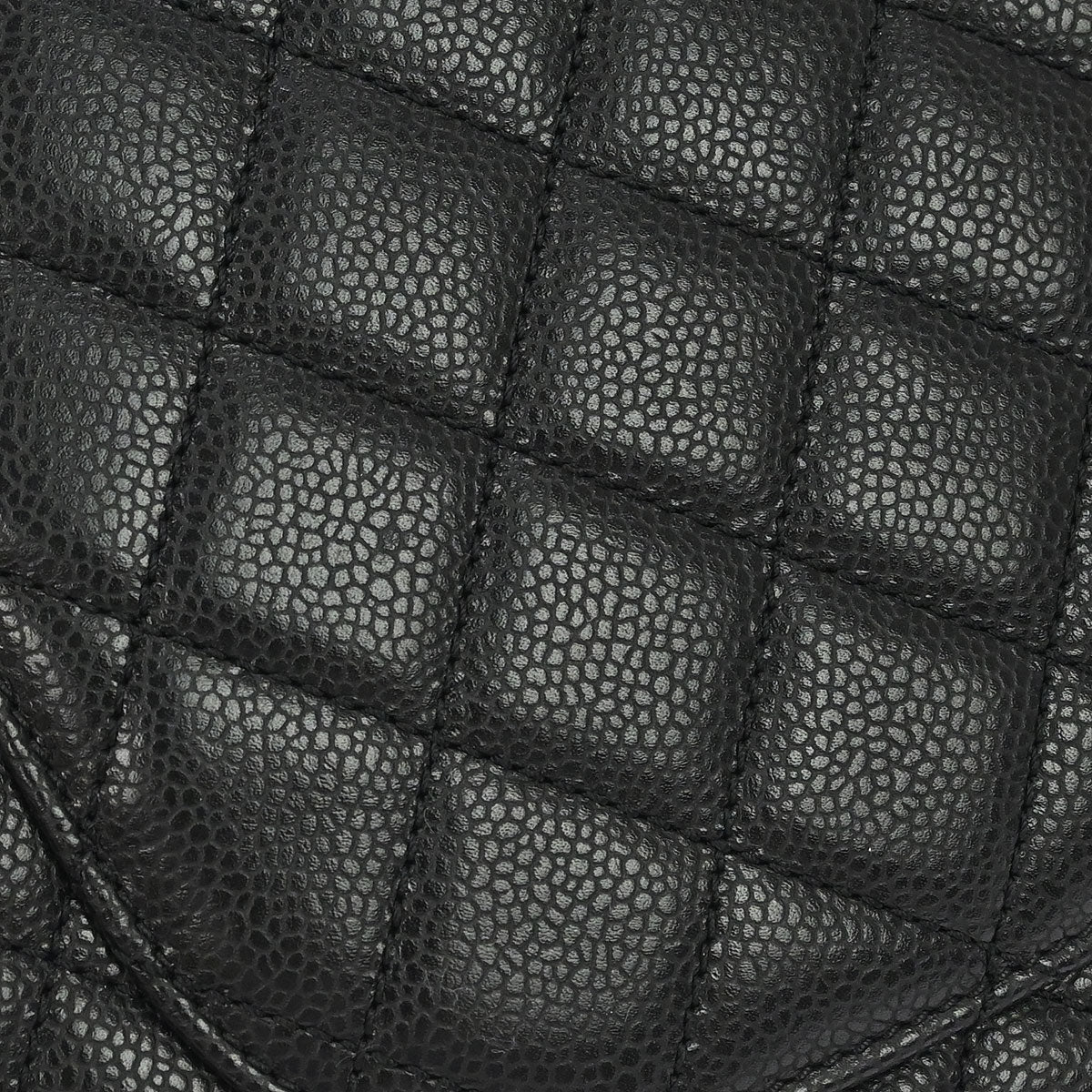 Chanel 2013-2014 Black Caviar Skin Grand Shopping Tote GST Chain Handbag