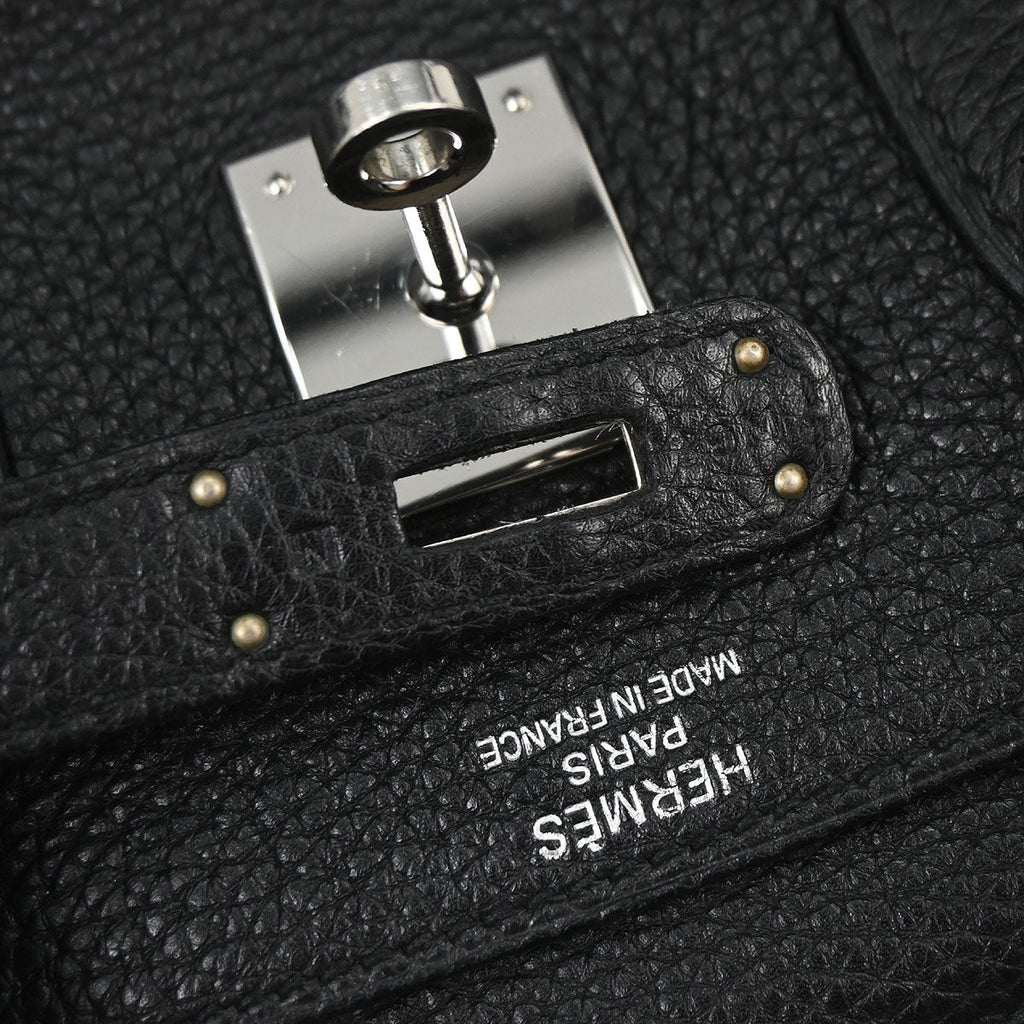 Hermes Black Togo Birkin 35 Handbag