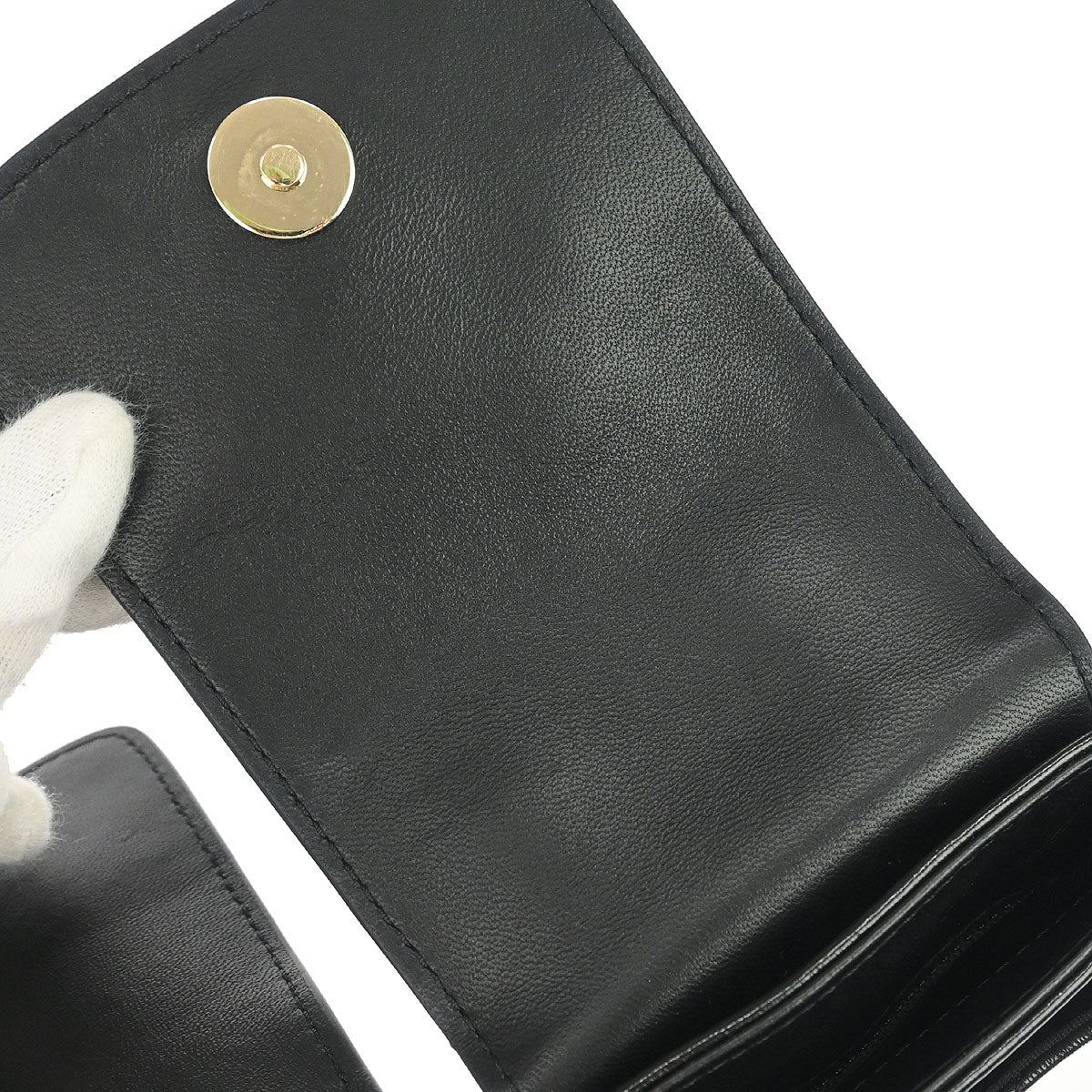 Chanel 2019 Black Calfskin Double Pocket Flap Shoulder Bag