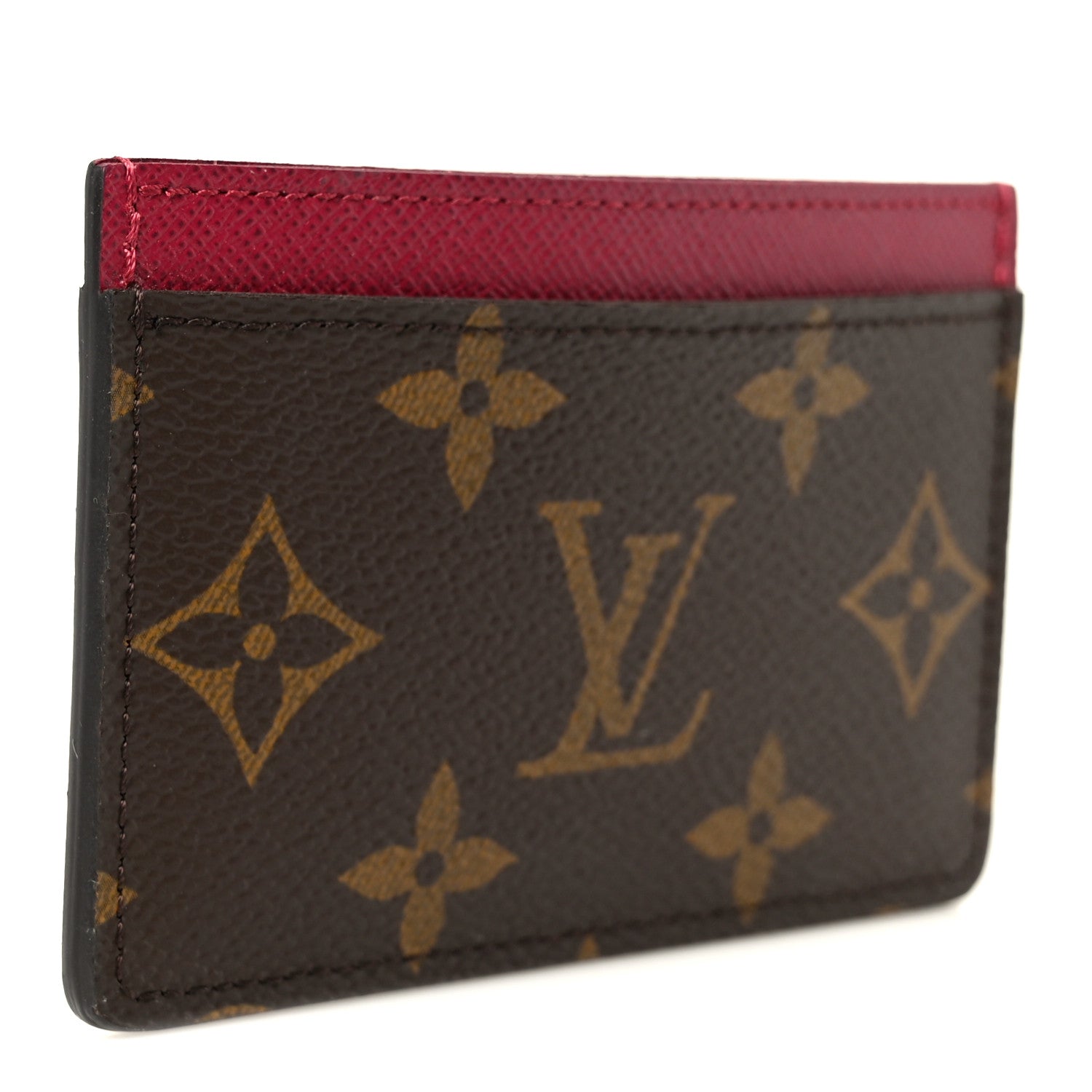 Louis Vuitton Monogram Card Holder Fuchsia