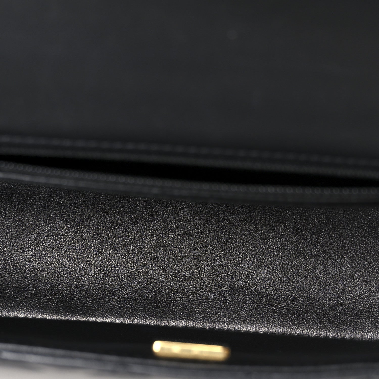 Chanel Lambskin Quilted Mini Rectangular Flap Black