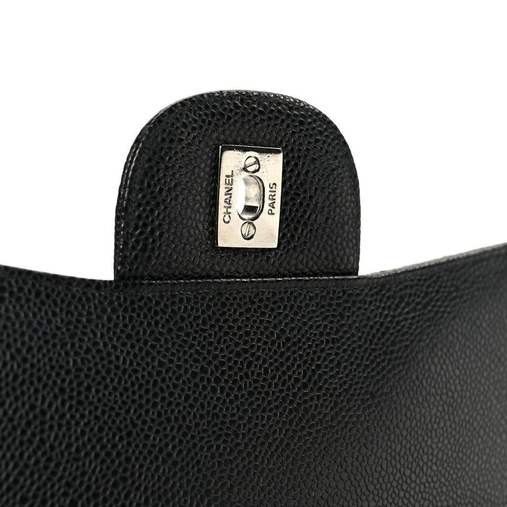 Chanel Caviar Quilted Maxi Double Flap Black