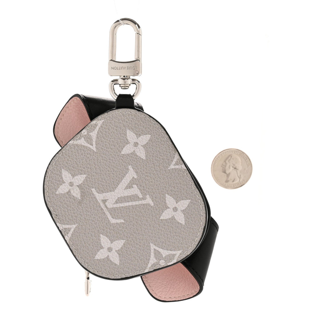 Louis Vuitton Monogram Dog Bag Bag Charm Key Holder Black