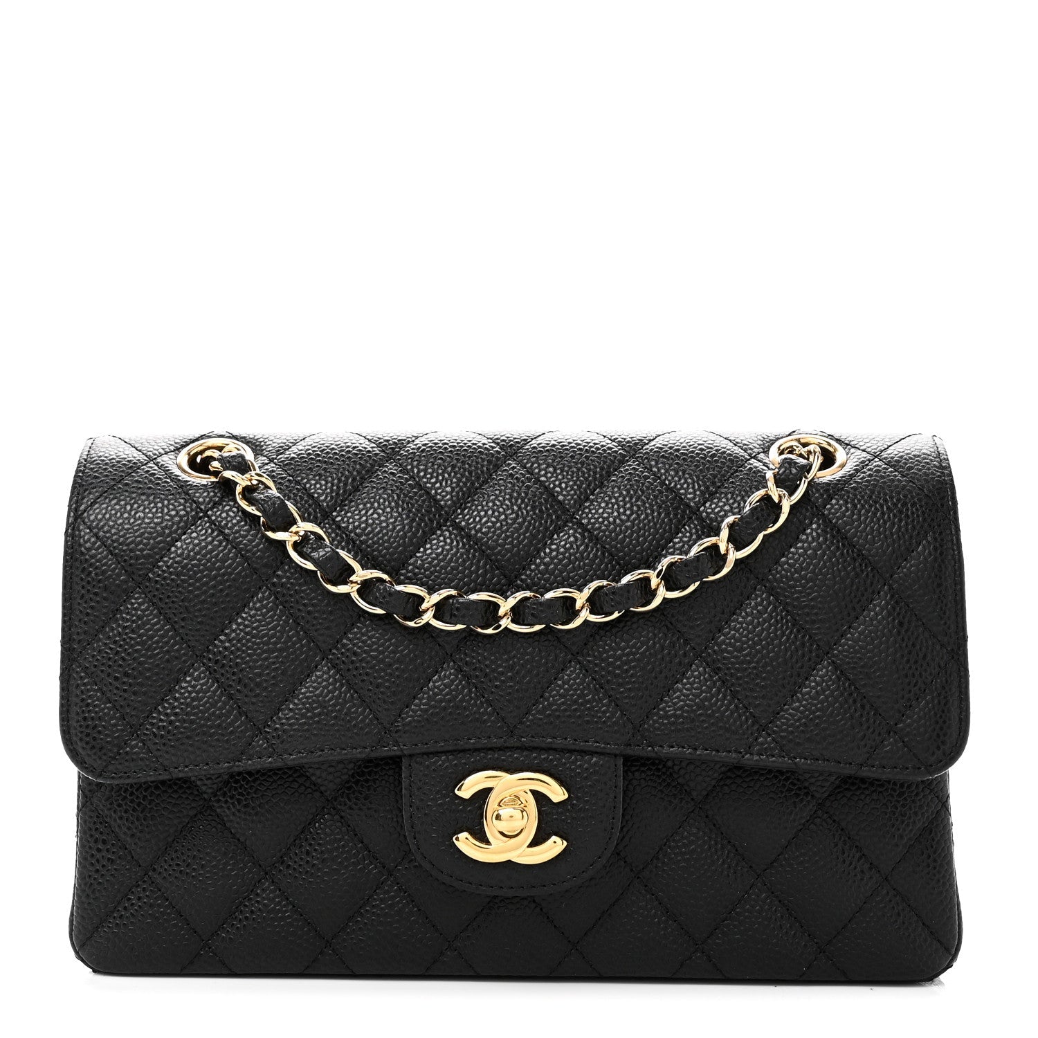 Chanel Caviar Quilted Small Double Flap Black