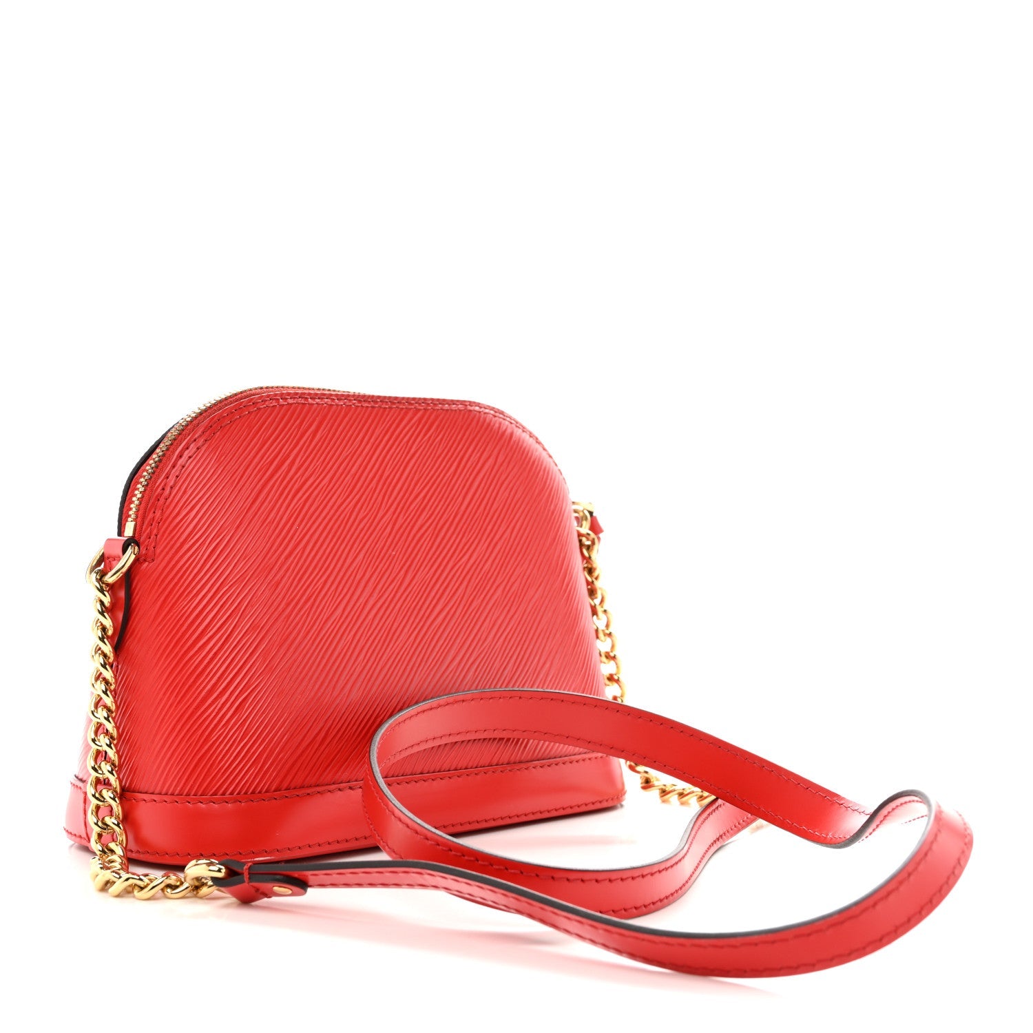 Louis Vuitton Epi Alma Mini Coquelicot