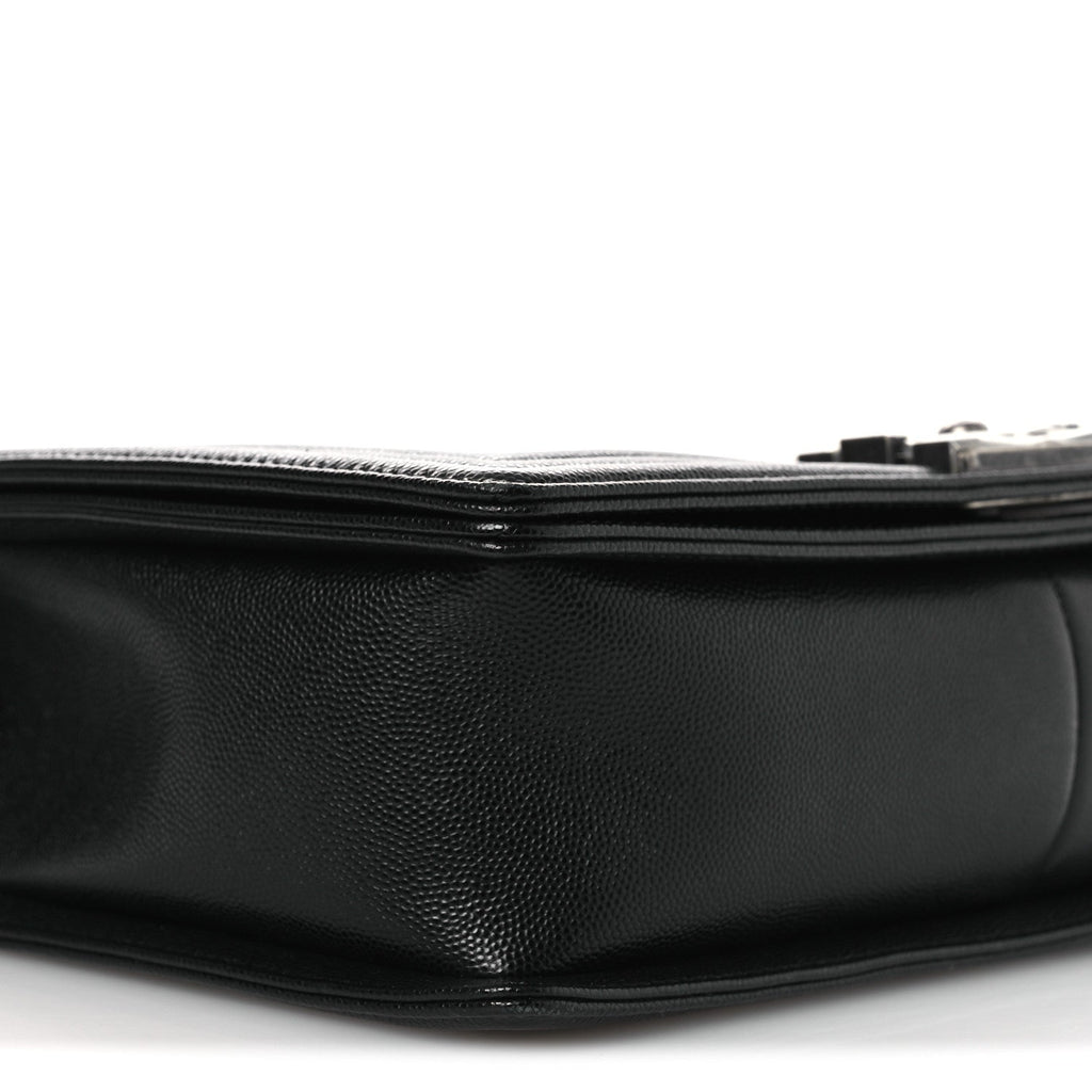 Chanel Caviar Quilted New Medium Boy Flap Black