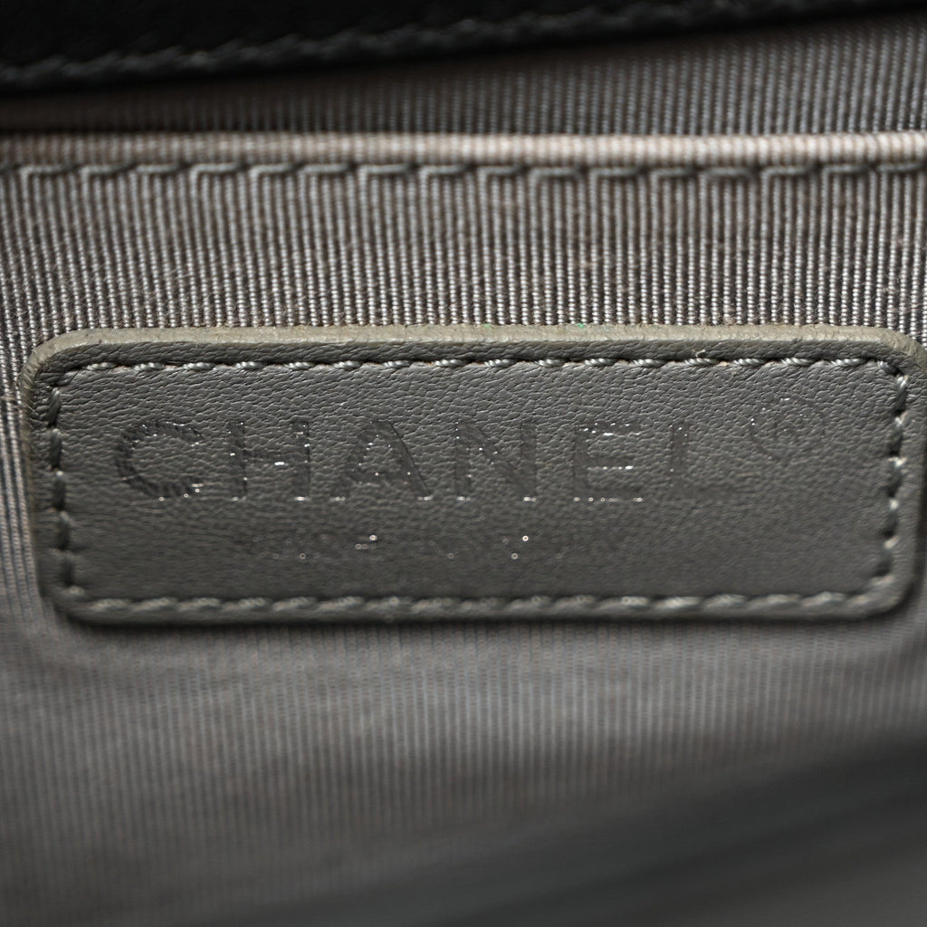 Chanel Calfskin Quilted Small Boy Flap Black