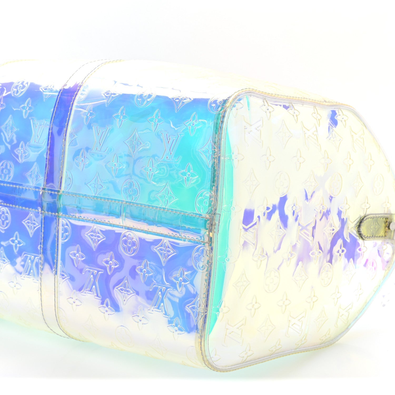 Louis Vuitton PVC Monogram Keepall Bandouliere 50 Iridescent Prism