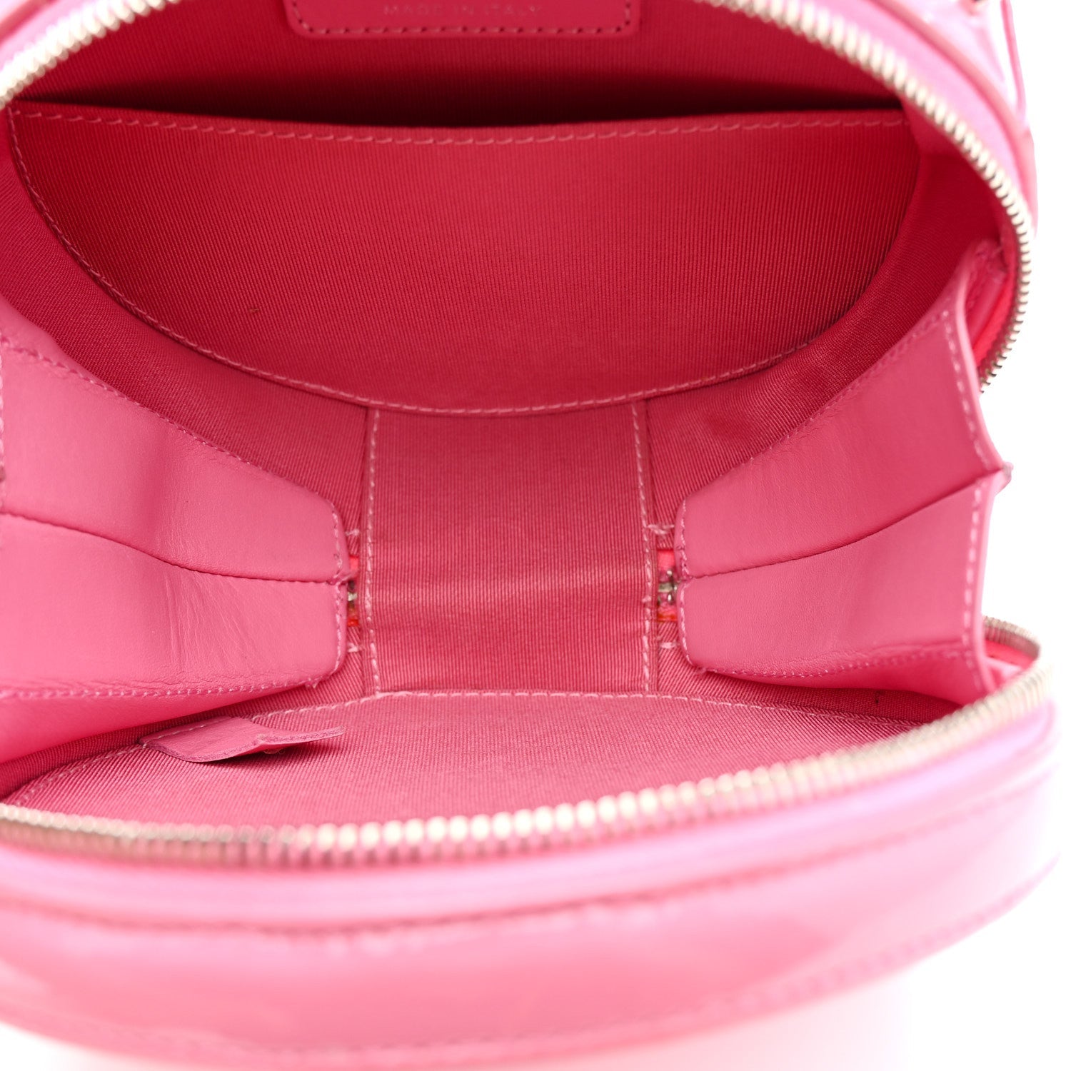 Chanel Patent Round As Earth Evening Bag Pink