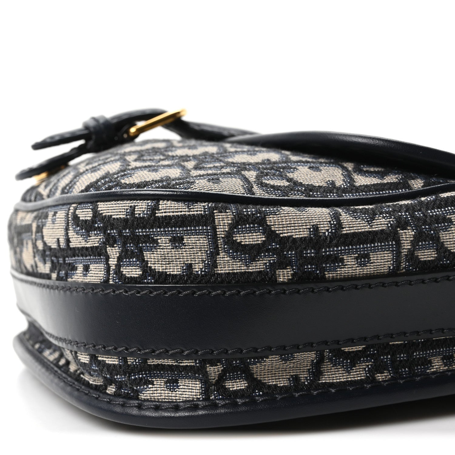 Christian Dior Oblique Medium Bobby Flap Blue