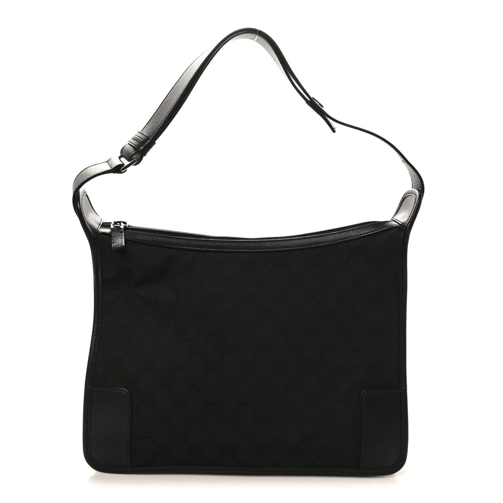 Gucci Monogram Shoulder Bag  Black