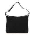 Gucci Monogram Shoulder Bag  Black