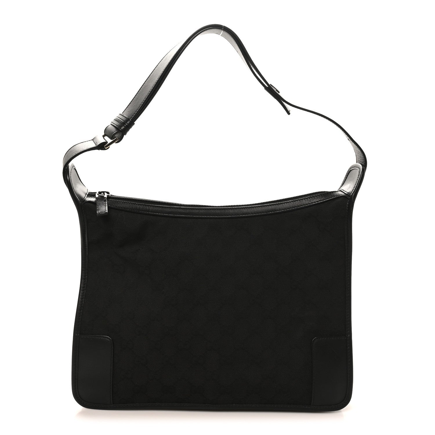 Gucci Monogram Shoulder Bag  Black