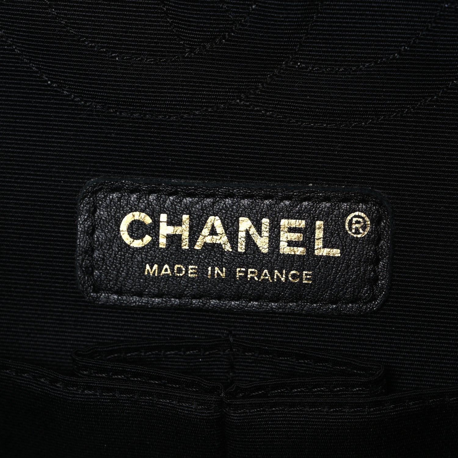 Chanel Patent Quilted Sparkle Glitter Medium Double Flap Black