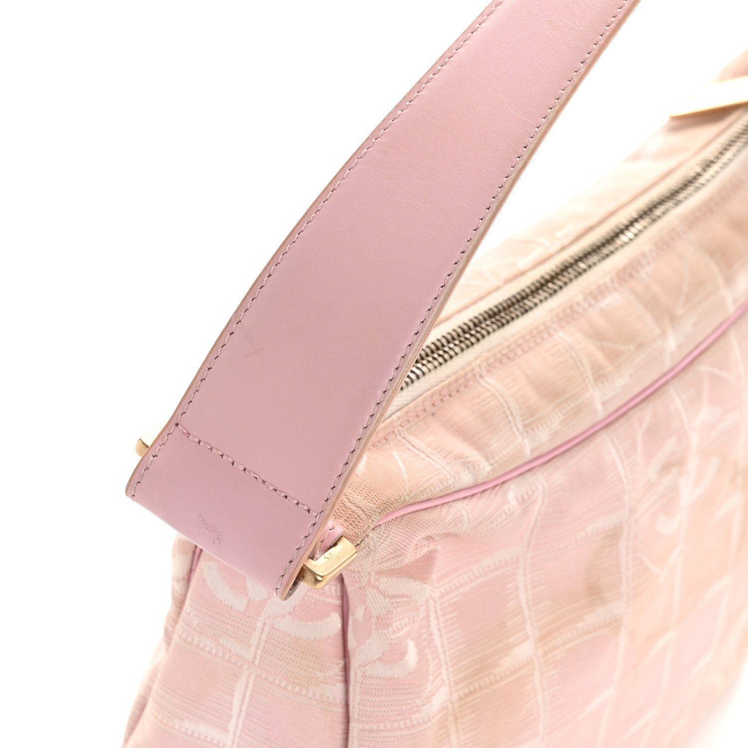Chanel Nylon Travel Ligne Hobo Pink