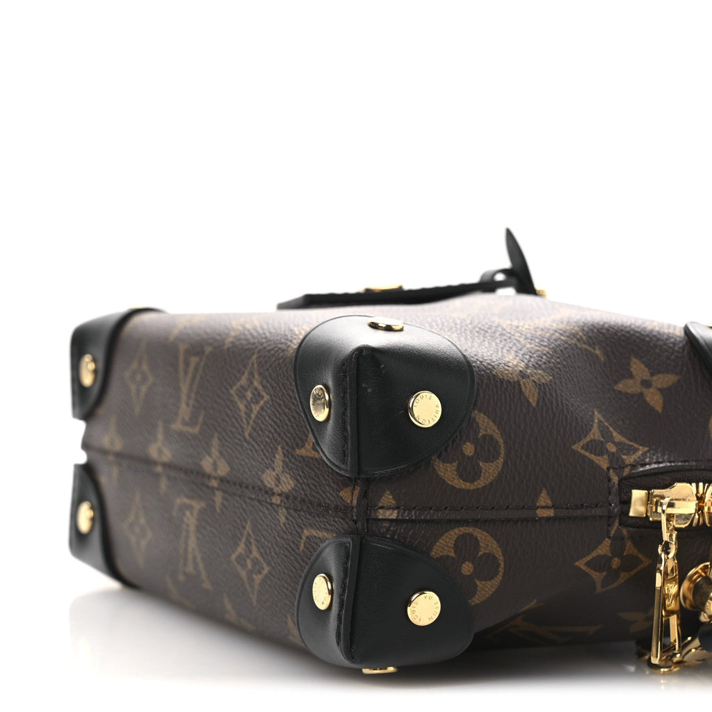 Louis Vuitton Monogram Petite Malle Souple Black