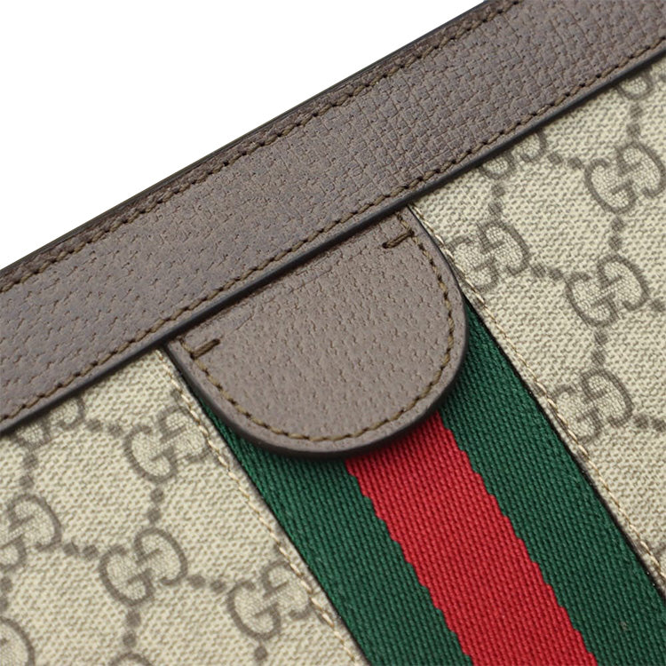 (WMNS) GUCCI Ophidia Retro Logo Stripe Webbing Canvas Chain Shoulder Messenger Bag Small / Brown Classic Literature and Art 503877-K05NG-8745