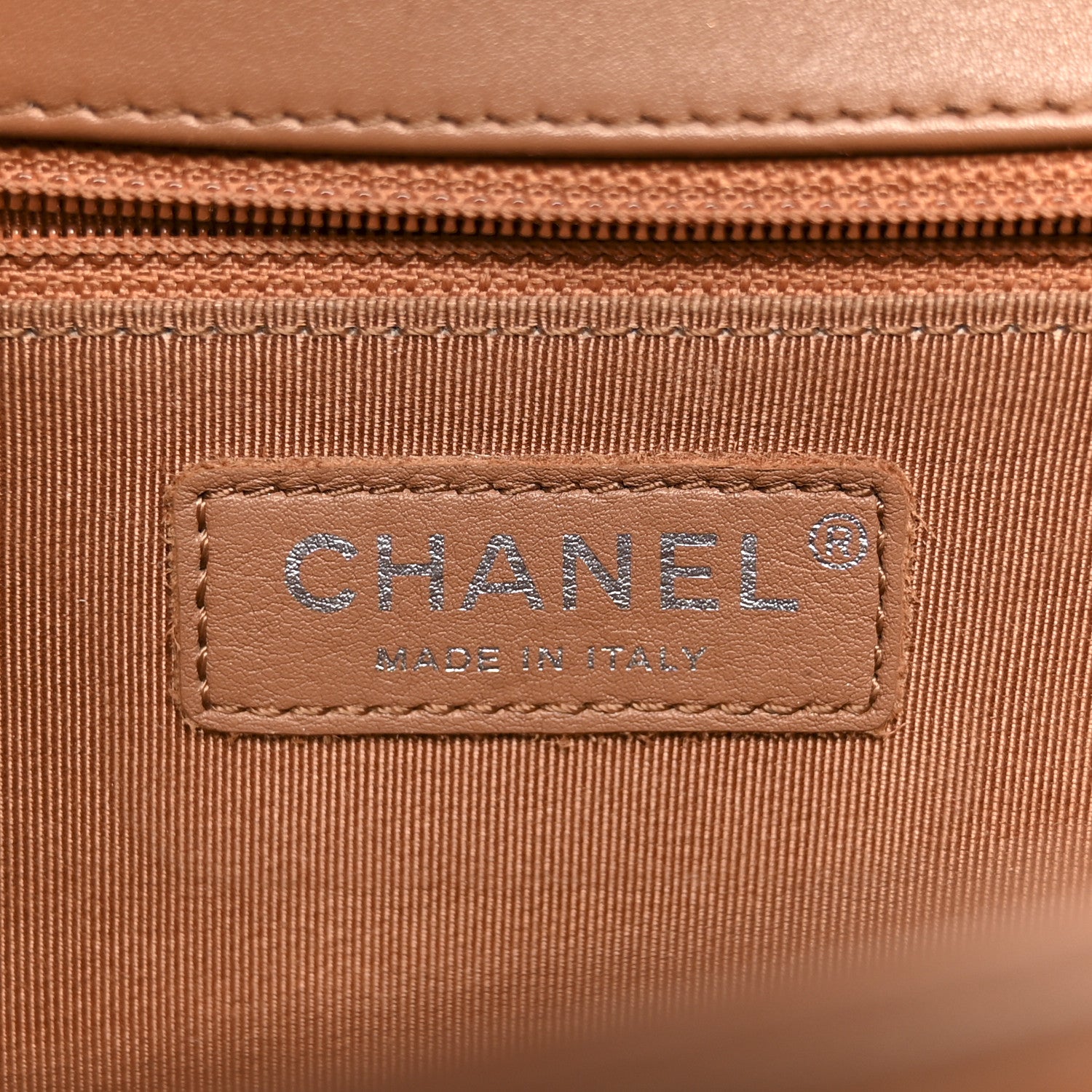 Chanel Calfskin Quilted New Medium Boy Flap Dark Beige