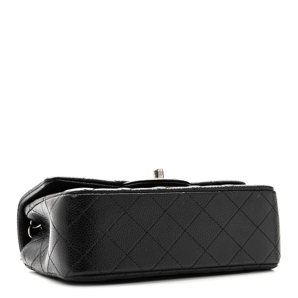 Chanel Caviar Quilted Mini Rectangular Flap Black