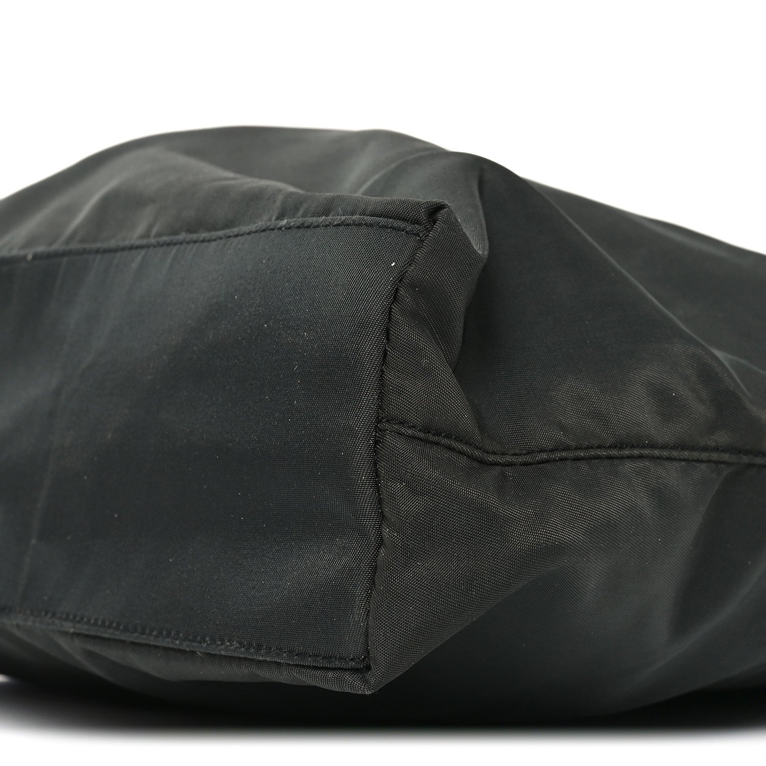Prada Tessuto Nylon Shoulder Bag Dark Green