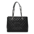 Chanel Caviar Quilted Grand Shopping Tote GST Black