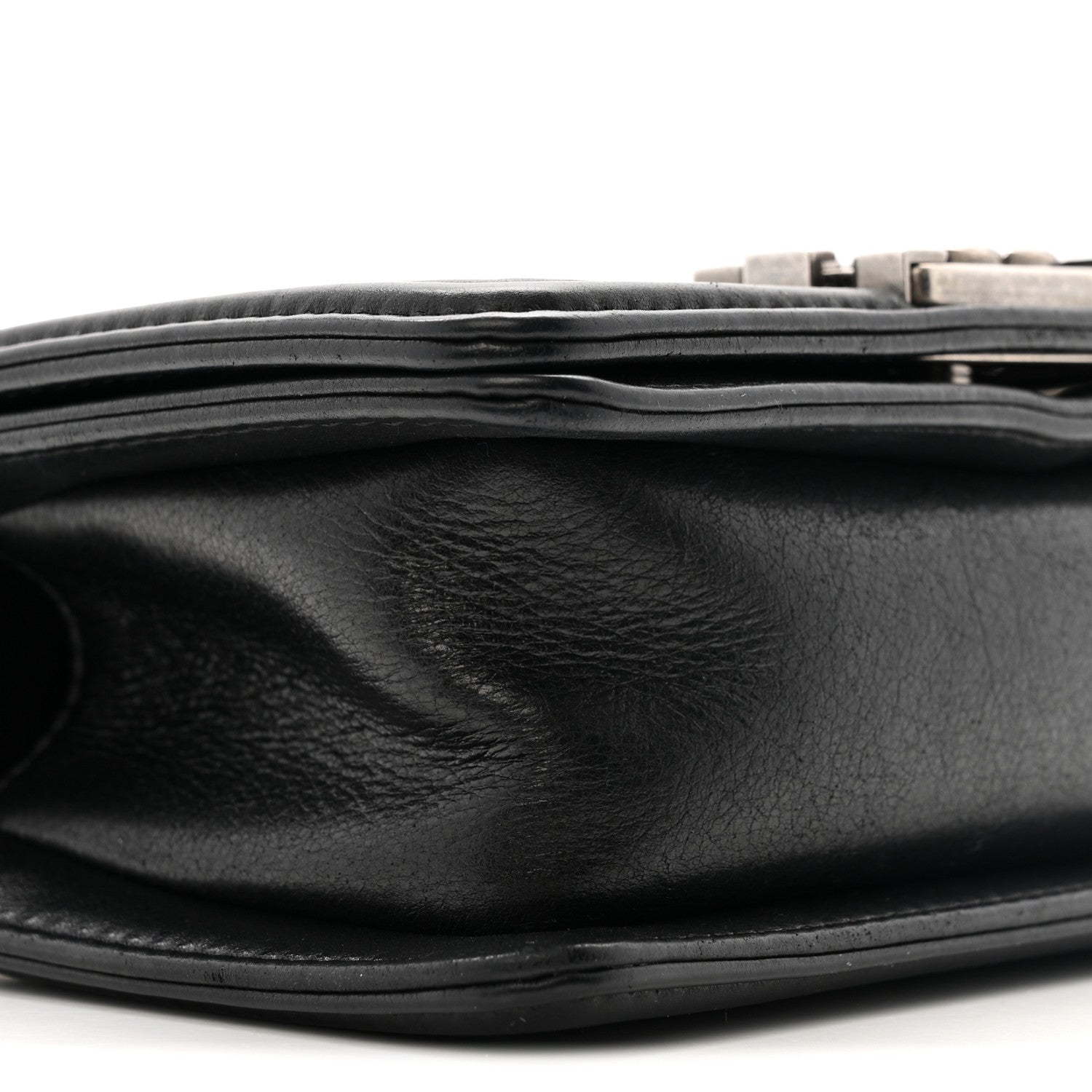Chanel Galuchat Stingray Mini Boy Flap  Black Silver