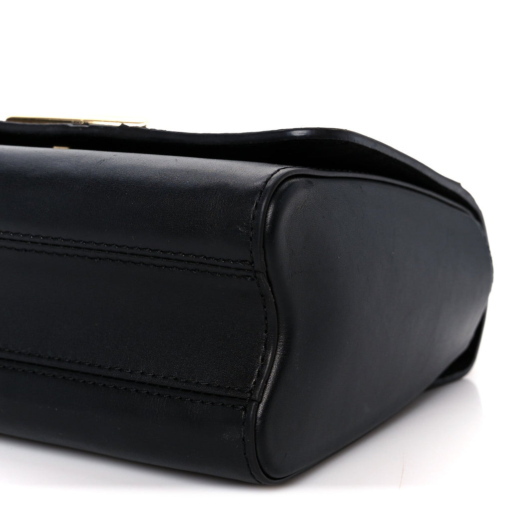 Louis Vuitton Veau Satin Monogram Twist Shoulder Bag MM Black