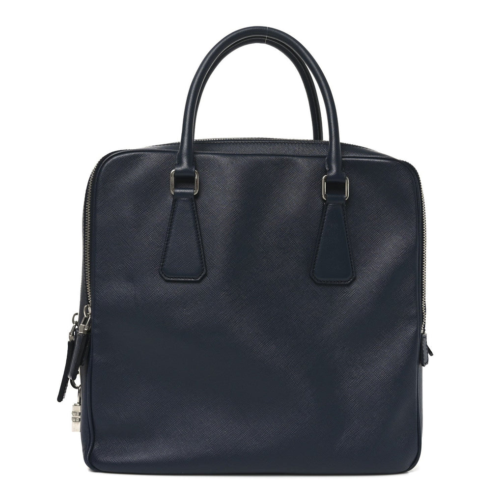 Prada Saffiano Travel Briefcase Baltico