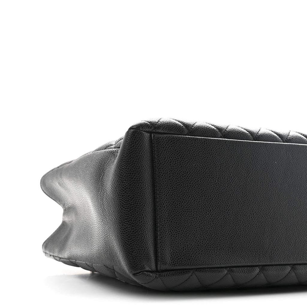 Chanel Caviar Quilted Grand Shopping Tote GST Black