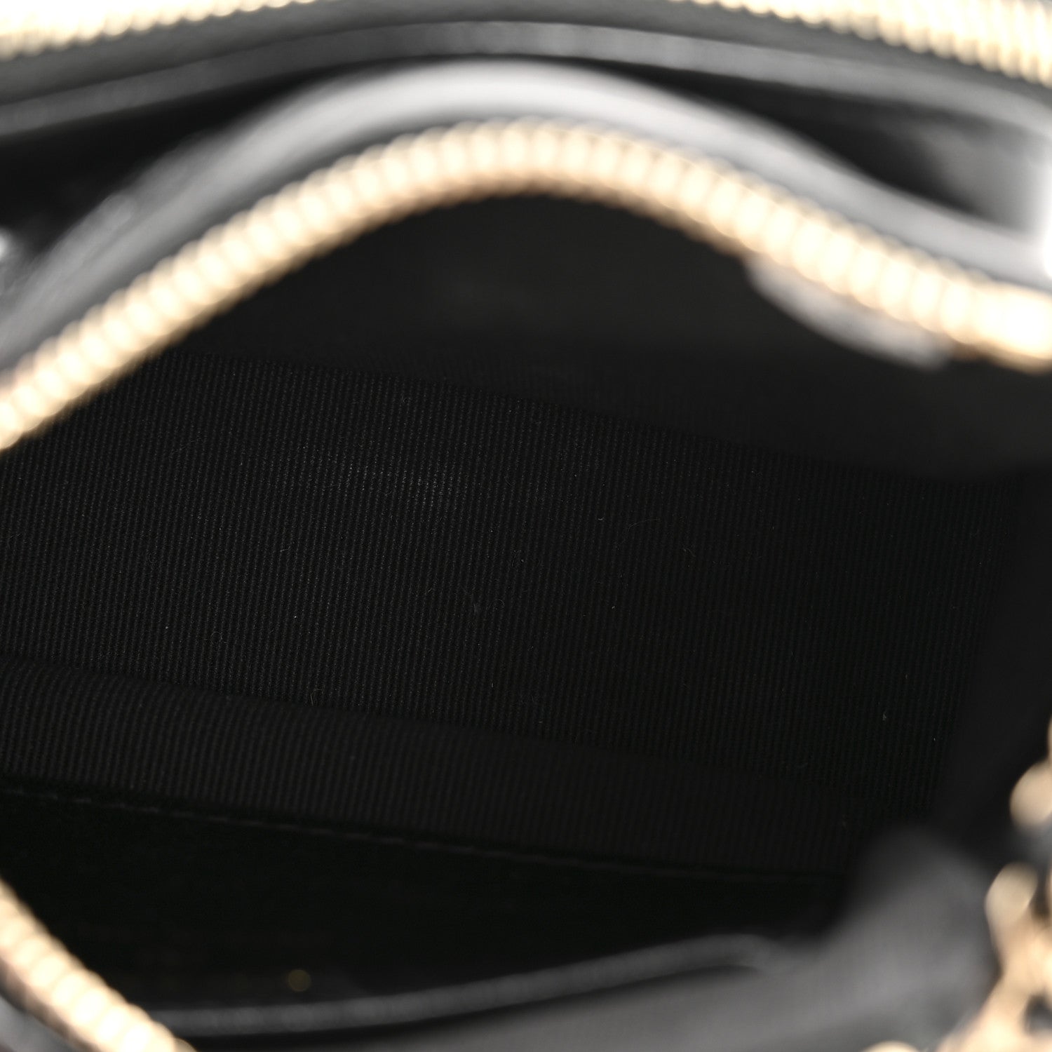 Chanel Shiny Crumpled Lambskin Quilted Mini Clutch With Chain Black