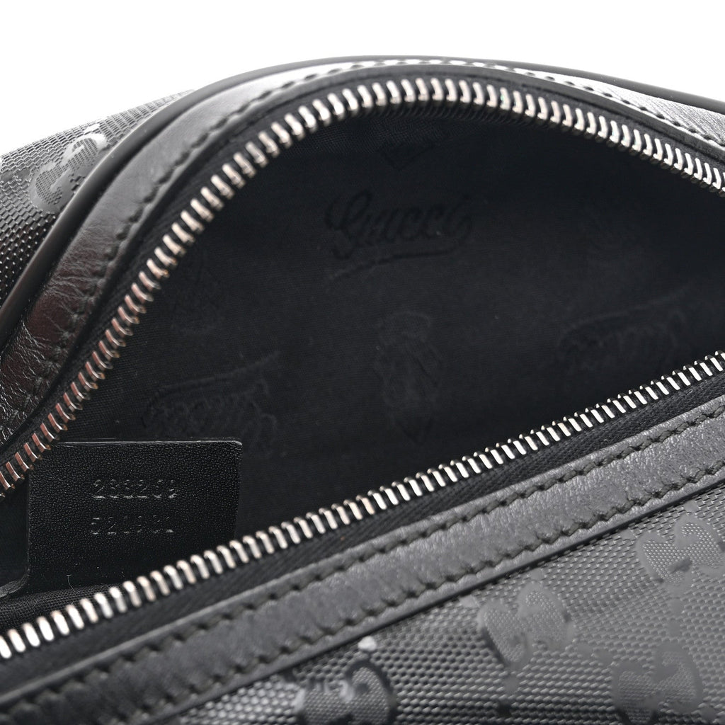 Gucci Imprime Monogram Belt Bag Black