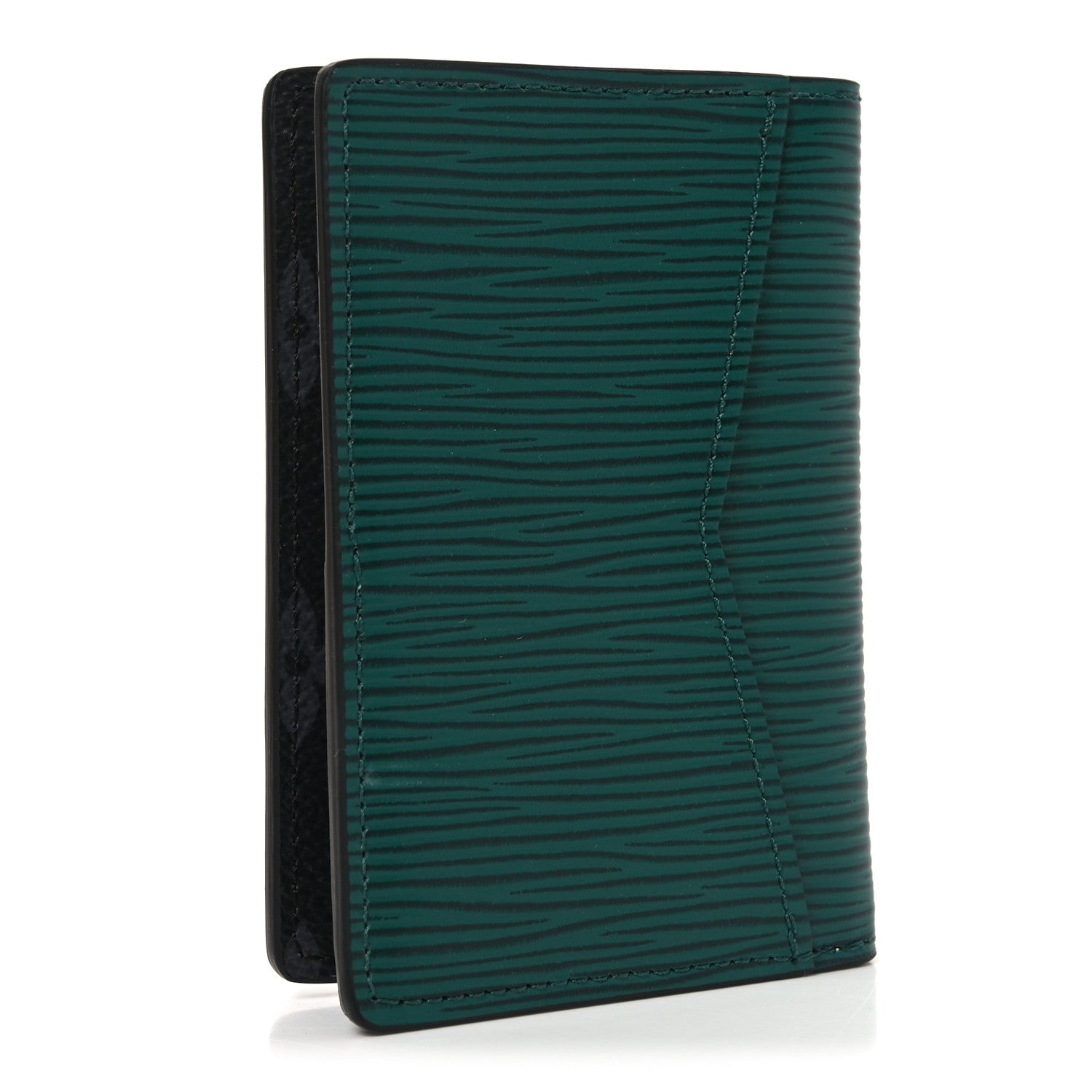 Louis Vuitton Epi Monogram Eclipse Pocket Organizer Deep Green