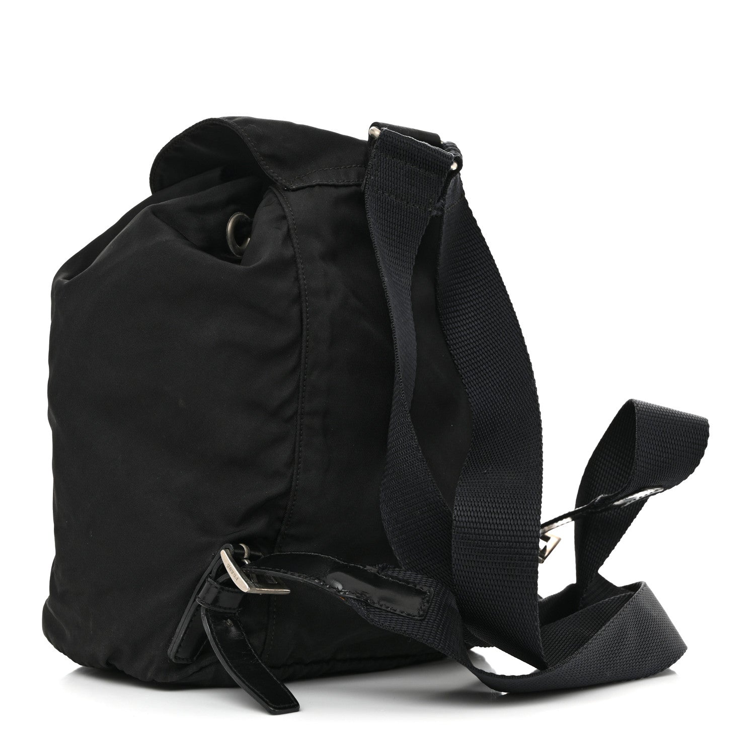 Prada Nylon Vela Mini Cinch Backpack Black