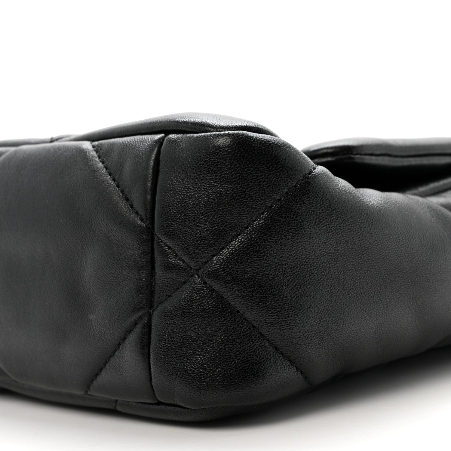 Chanel Lambskin Quilted Medium Chanel 19 Flap Black