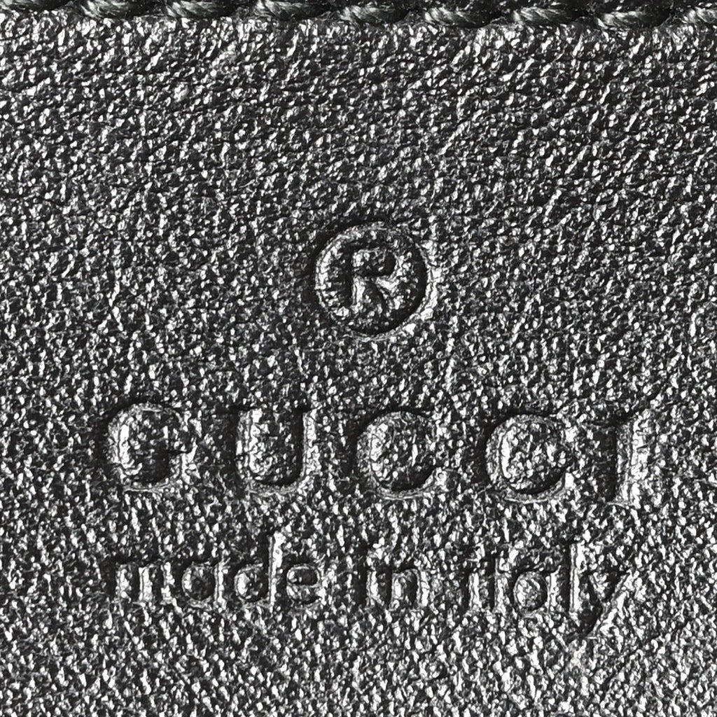 Gucci Calfskin Matelasse Large GG Marmont Shoulder Bag Black