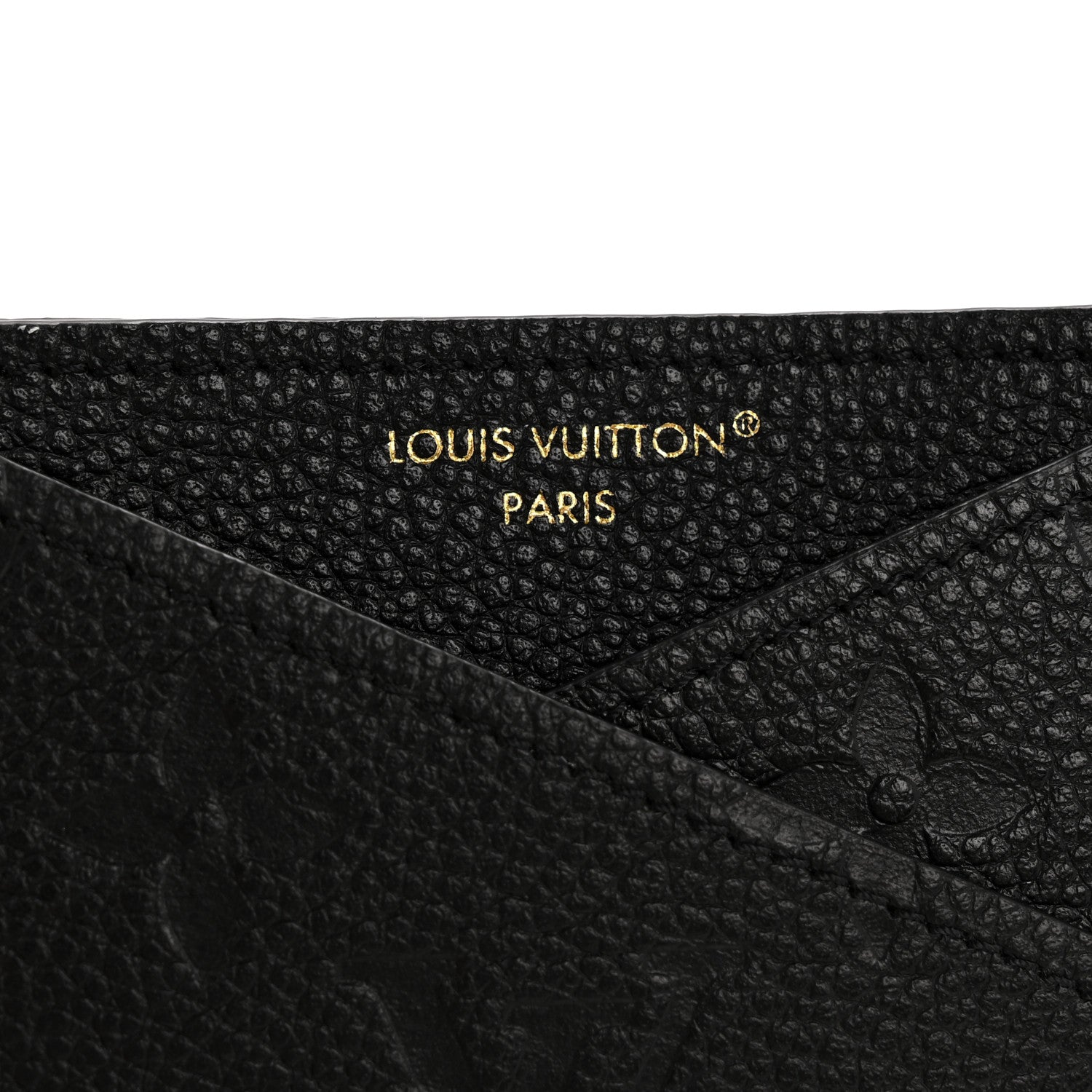 Louis Vuitton Empreinte Criss Cross Card Holder Black