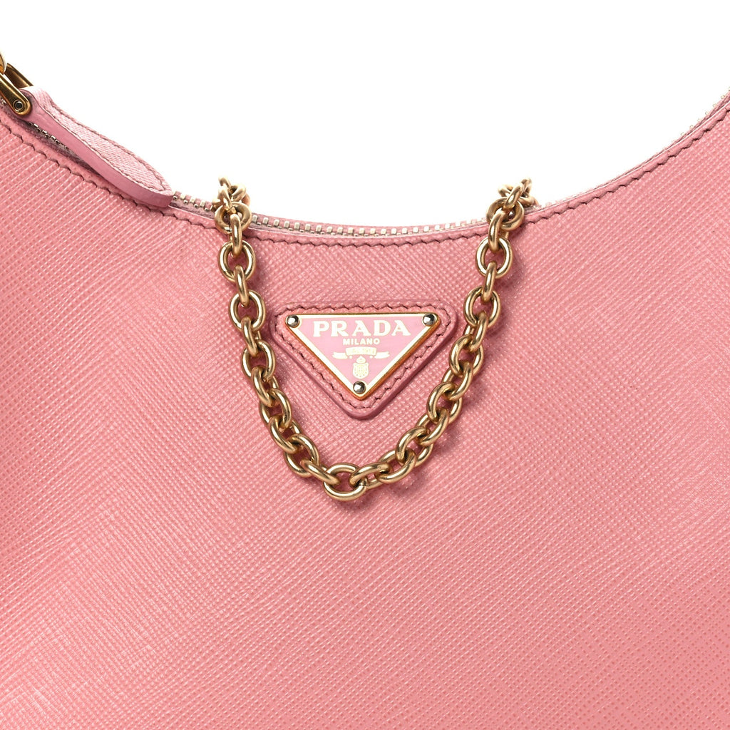 Prada Saffiano Lux Re-Edition 2005 Shoulder Bag Petalo
