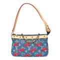 Louis Vuitton LV X TM Monogram Denim Cerises Pochette Accessories Blue