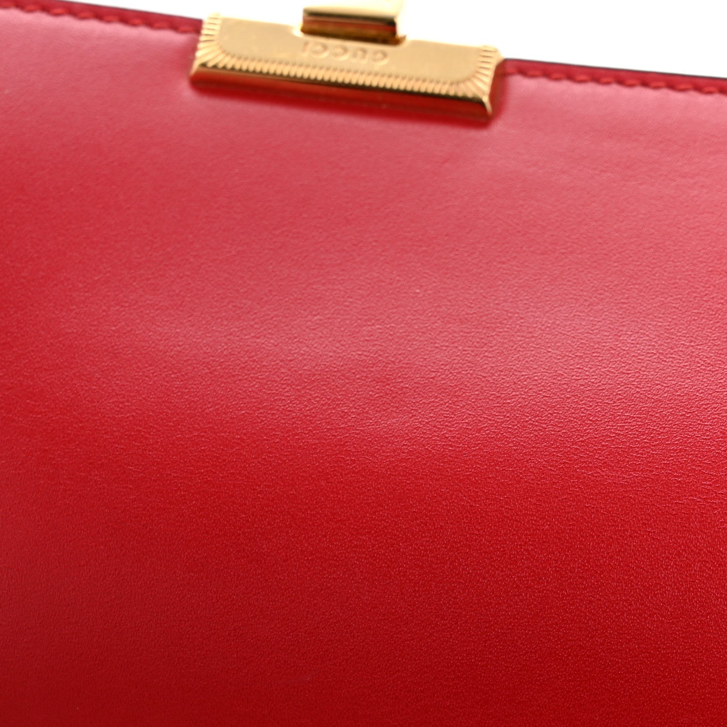 Gucci GG Supreme Monogram Moon Calfskin Padlock Continental Chain Wallet Beige Ebony Hibiscus Red New Rosette